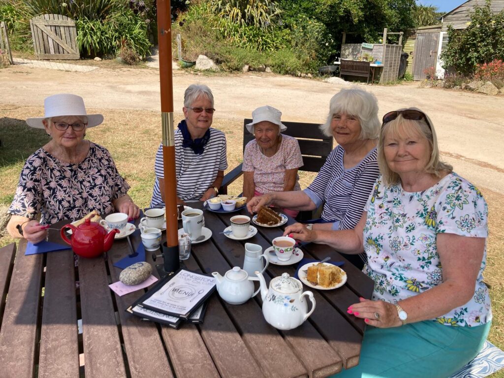 Annual Afternoon Tea at Longstone in July. Great company & delicious cakes!